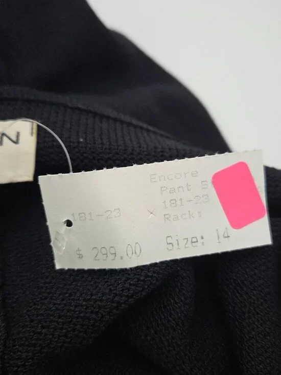 NWT St. John Evening Knit Pants – Black (Size 14) | - Picture 6 of 6